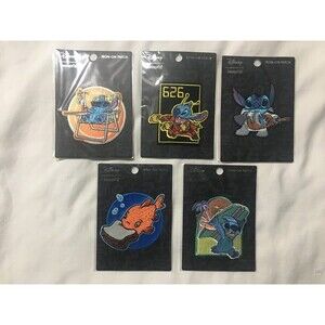 Set of 5 Lilo and Stitch iron on patches
